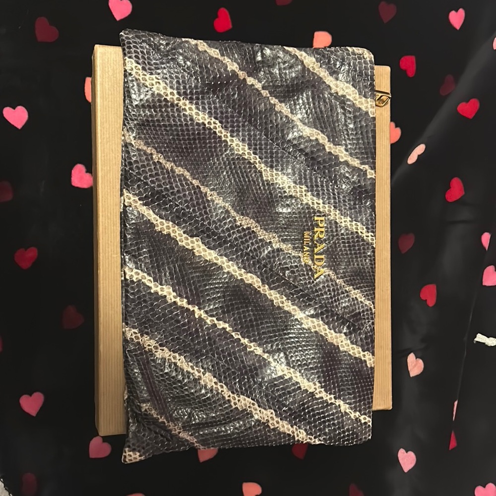 Prada Snakeskin clutch